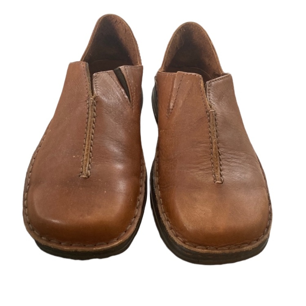 Josef Seibel European Comfort Shoes Leather Loafers, Brown, size 37 (6.5)